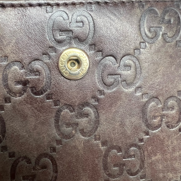 Gucci Brown Leather Wallet - Picture 5 of 11